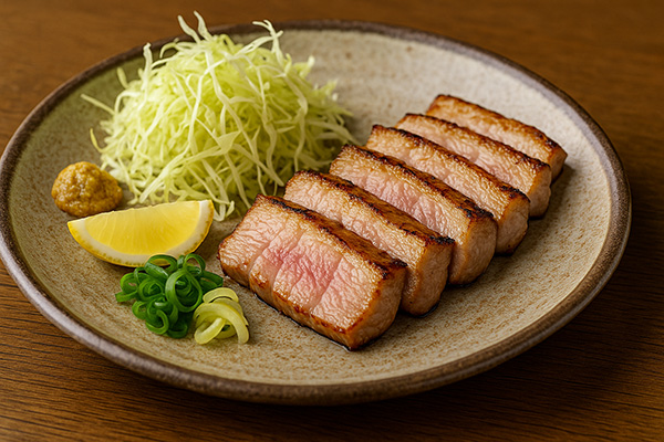 鹿児島産黒豚の炙り