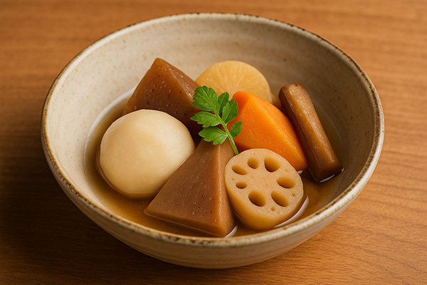 旬の根菜の煮物