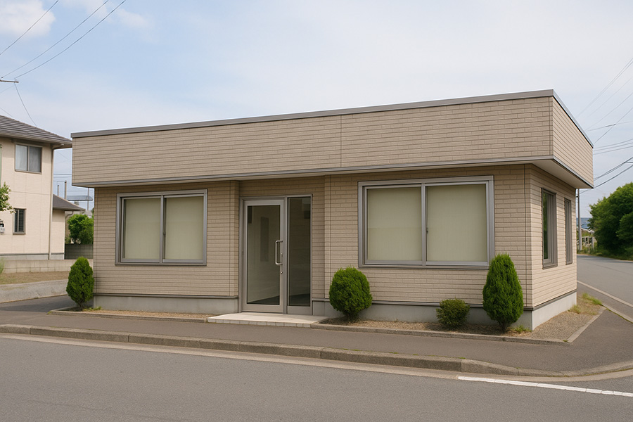 町外れの校舎外観